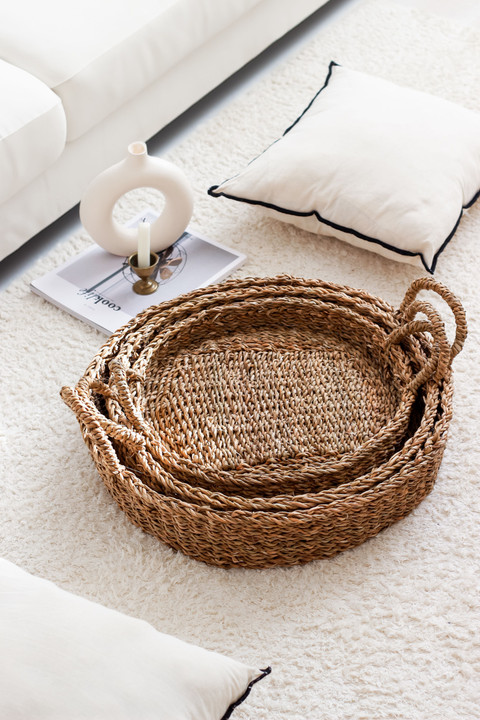 Round Seagrass Trays