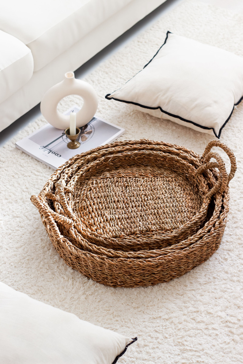 Round Seagrass Trays